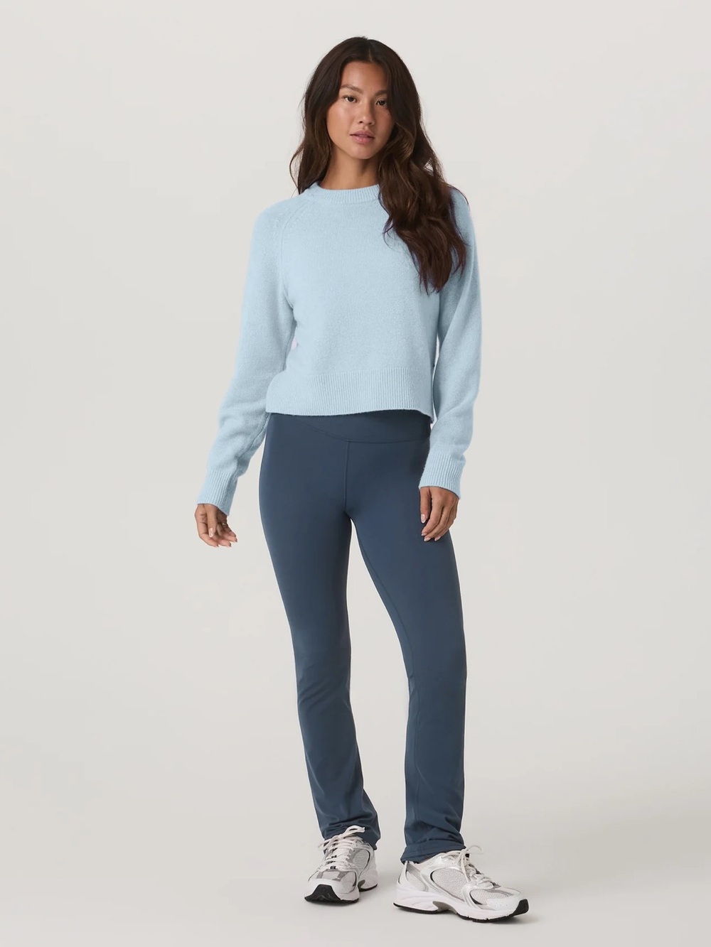NWT Vuori Émilie Cashmere Crew in Bluebell | S